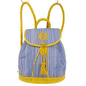 Loewe Blue White Yellow Backpack